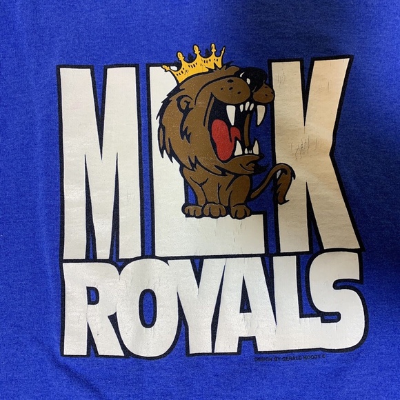 Vintage 90s MLK Royals Best Fruit Of The Loom Tag Martin Luther King Jr T-Shirt - Picture 2 of 9